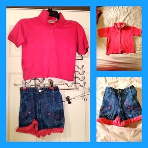 *Vntg* JORDACHE/ CROSSBOW 2pc sz 6/6X